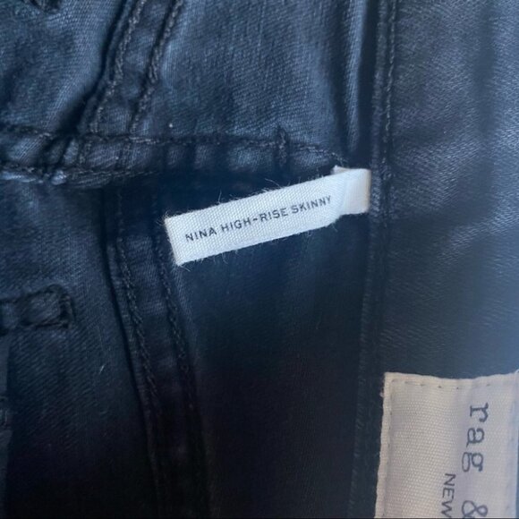 rag & bone | Nina High Rise Skinny in Carlton - Picture 7 of 15